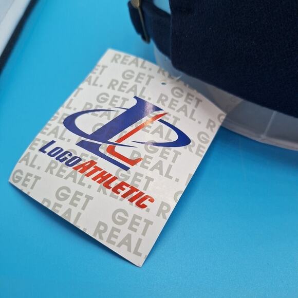 Logo Athletic Tennessee Titans Hat Cap Strapback Navy 100% Cotton NFL - Picture 6 of 8